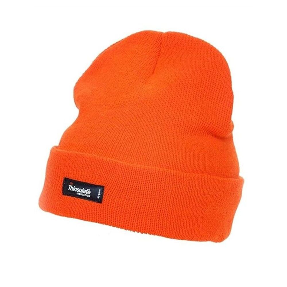 Yoko Unisex Hi-Vis Thermal 3M Thinsulate Winter Hat / Hi Vis Orange